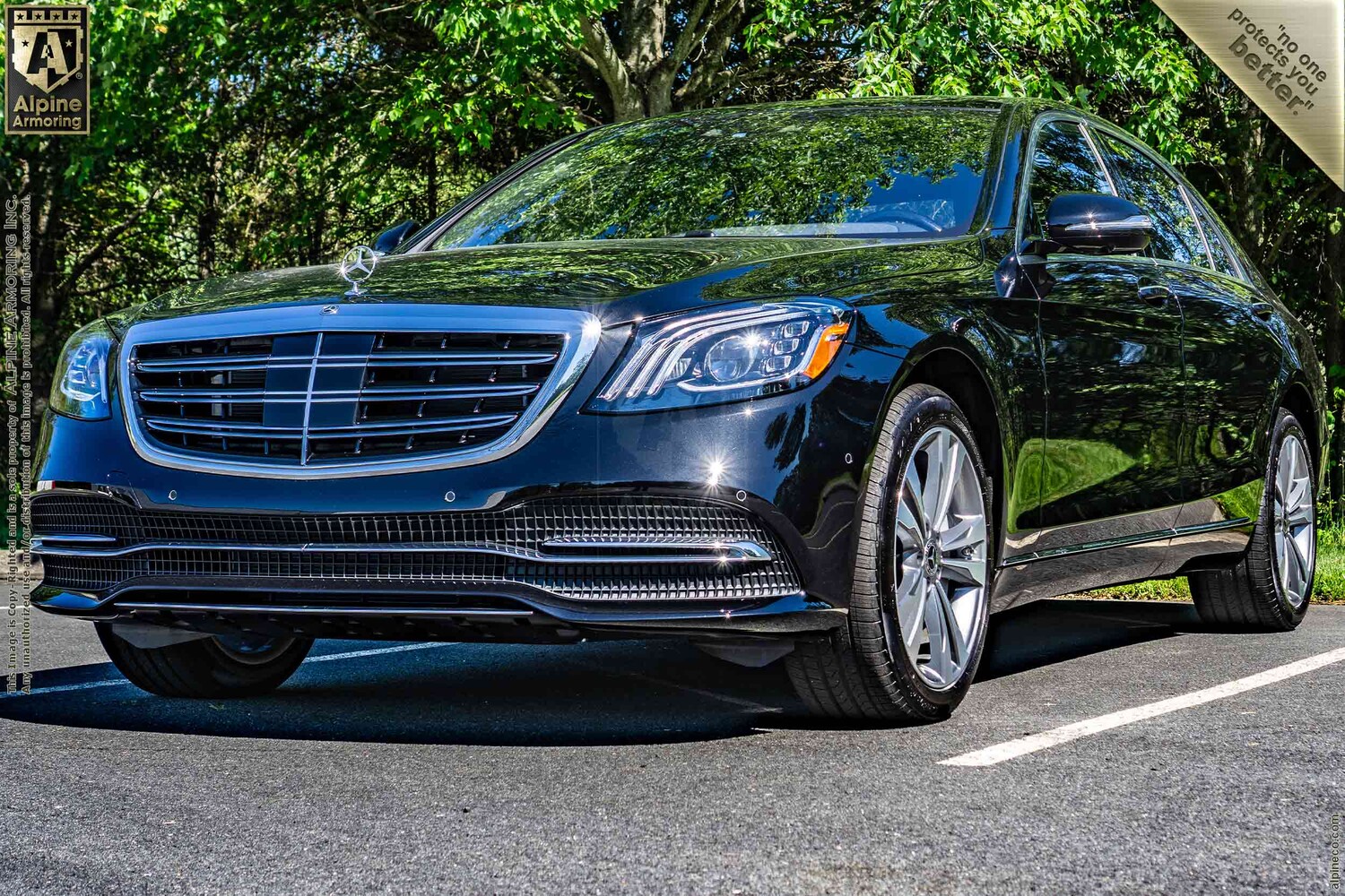 New Inventory armored Mercedes-Benz S560 4MATIC Level A9/B6+  Exterior & Interior Images VIN:6842