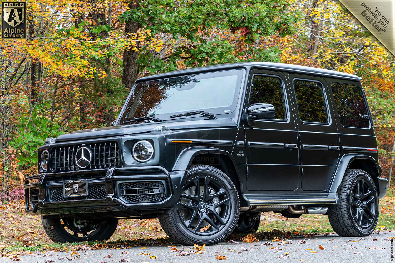 New Inventory armored Mercedes-Benz G63 Level A9/B6+ Exterior & Interior Images VIN:1485