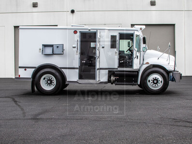 Armored CIT Truck | International Navistar 4300 | Alpine Armoring® USA