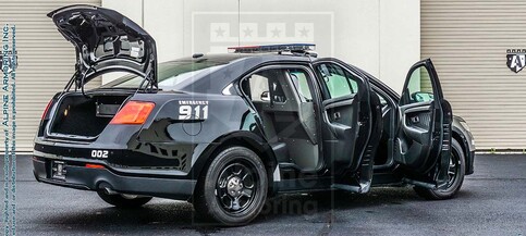 Armored Ford Taurus Police Vehicle PPV | Alpine Armoring® USA